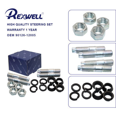 Résistant à l'usure Auto Car Hex Lobular 90126-12005 Manche de direction avant Boulure Stud Set Kit pour Toyota Land Cruiser Pickup FZJ7# 2007
