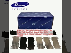 REXWELL OEM 04945-60080 Auto Plaquettes de frein à disque avant en acier anti-grincement Kit de frein pour TOYOTA LAND CRUISER PRADO LEXUS LX570 UZJ200